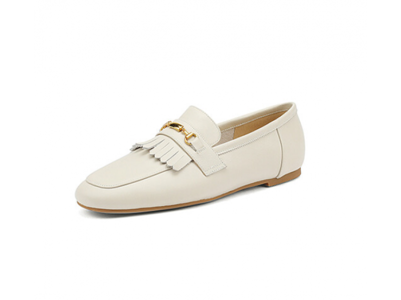 Real Leather Woman Brand Chain Loafers Beige Nude Tassel Slip-ons Flat Shoes Ladies Casual Leisure Comf ort Fringe Flats Real Leather Woman Brand Chain Loafers Beige Nude Tassel Slip-ons Flat Shoes Ladies Casual Leisure Comf ort Fringe Flats