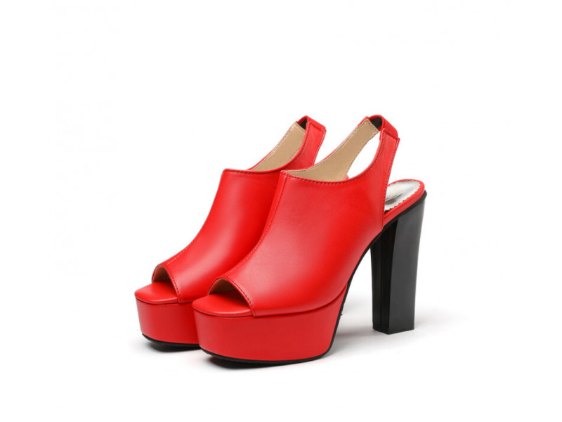 Thick Platform Women High Heels Sandals Peep Toe High-heel Summer Sandals Thick Platform Women High Heels Sandals Peep Toe High-heel Summer Sandals